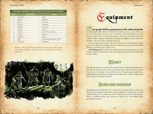 The Hooded Man: A Roleplaying Game of Medieval Outlaws (Osprey Roleplaying) - Graham Rose [KSIĄŻKA]