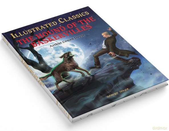 The Hound of the Baskervilles: Illustrated Abridged Children Classics English Novel With Review Questions (Illustrated Classics) - Arthur Conal Doyle [KSIĄŻKA]
