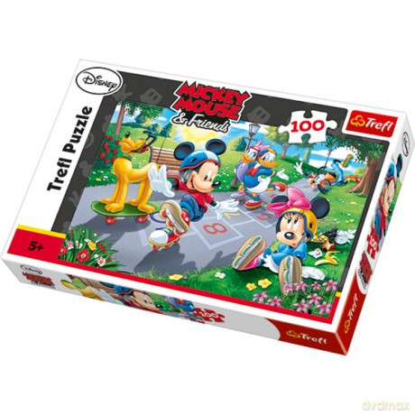 TREFL 100 EL Miki, Na rolkach [PUZZLE]