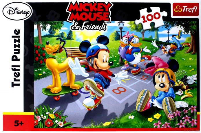 TREFL 100 EL Miki, Na rolkach [PUZZLE]