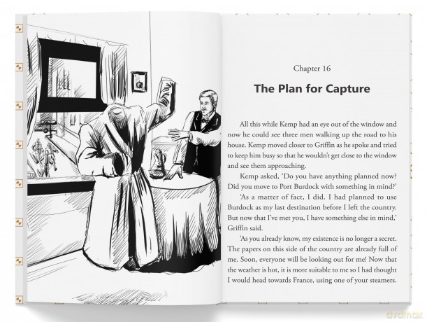 The Invisible Man: Illustrated Abridged Children Classics English Novel With Review Questions (Illustrated Classics) - H. G. Wells [KSIĄŻKA]