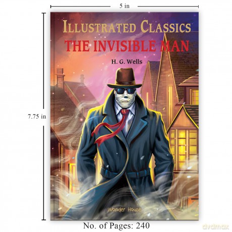 The Invisible Man: Illustrated Abridged Children Classics English Novel With Review Questions (Illustrated Classics) - H. G. Wells [KSIĄŻKA]