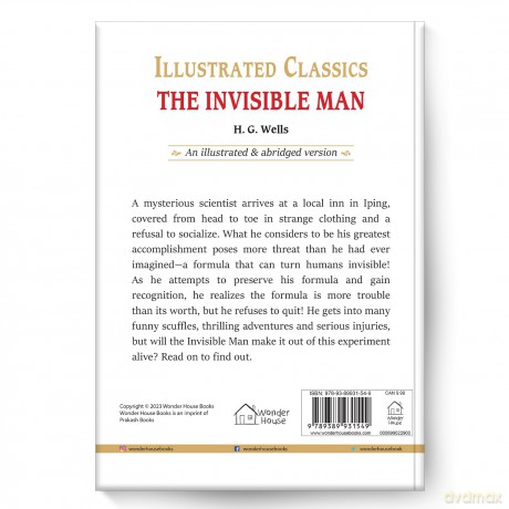 The Invisible Man: Illustrated Abridged Children Classics English Novel With Review Questions (Illustrated Classics) - H. G. Wells [KSIĄŻKA]