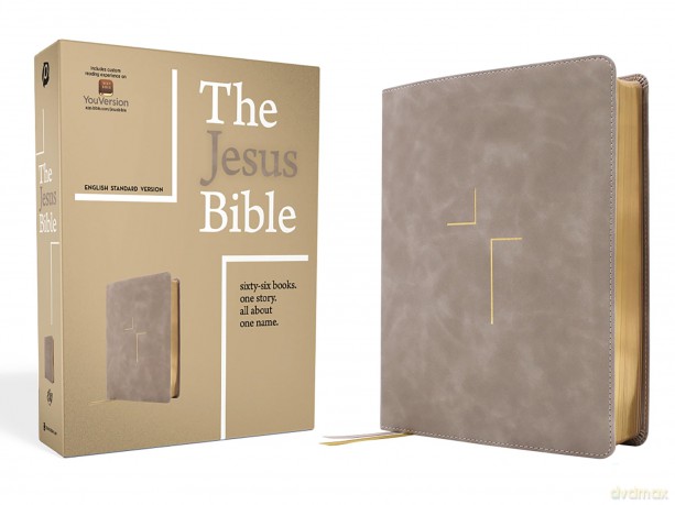 The Jesus Bible, ESV Edition, Leathersoft, Stone: Esv Edition, Stone - Zondervan [KSIĄŻKA]