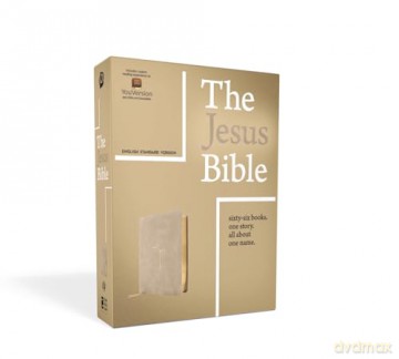 The Jesus Bible, ESV Edition, Leathersoft, Stone: Esv Edition, Stone - Zondervan [KSIĄŻKA]