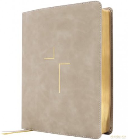 The Jesus Bible, ESV Edition, Leathersoft, Stone: Esv Edition, Stone - Zondervan [KSIĄŻKA]