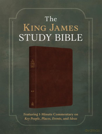 The King James Study Bible: Featuring 1-Minute Commentary on Key People, Places, Events, and Ideas (Men's Cover) - Barbour Bibles [KSIĄŻKA]