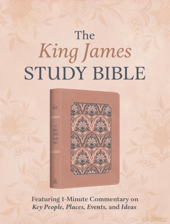 The King James Study Bible: Featuring 1-Minute Commentary on Key People, Places, Events, and Ideas (Women's Cover) - Barbour Bibles [KSIĄŻKA]