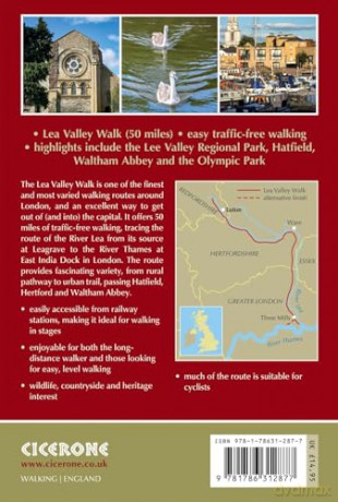 The Lea Valley Walk: One-week walk from Leagrave to the heart of London (Cicerone Guides) - Leigh Hatts [KSIĄŻKA]