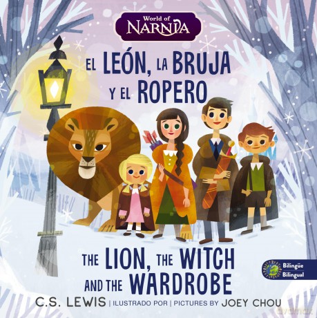 The Lion, the Witch, and the Wardrobe/ El león, la bruja y el ropero, Bilingual Board Book (Las Crónicas de Narnia) - C. S. Lewis [KSIĄŻKA]