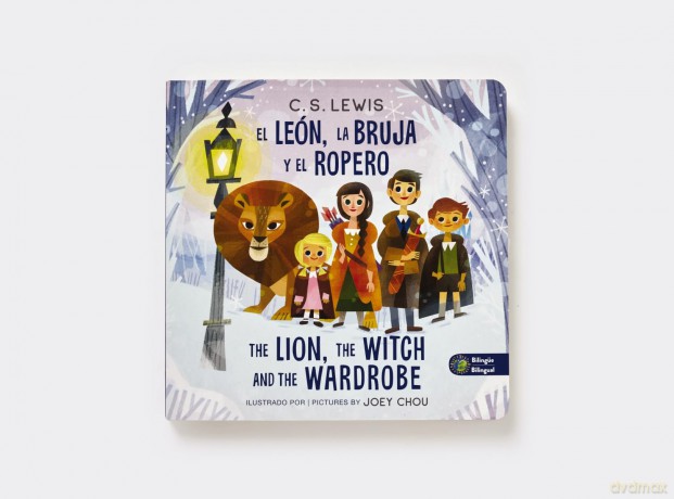 The Lion, the Witch, and the Wardrobe/ El león, la bruja y el ropero, Bilingual Board Book (Las Crónicas de Narnia) - C. S. Lewis [KSIĄŻKA]