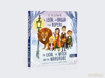 The Lion, the Witch, and the Wardrobe/ El león, la bruja y el ropero, Bilingual Board Book (Las Crónicas de Narnia) - C. S. Lewis [KSIĄŻKA]