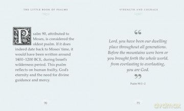 The Little Book of Psalms: Words of Praise, Comfort and Hope - Orange Hippo! [KSIĄŻKA]