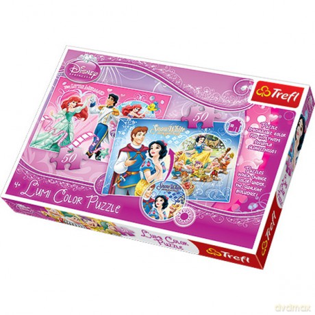 TREFL 2x50 ELLumi, Arielka i Kopciuszek [PUZZLE]