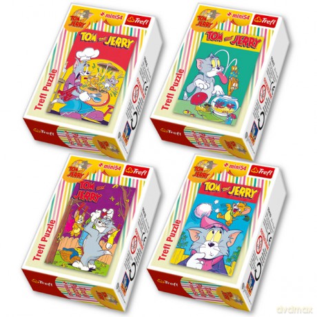 TREFL 54 EL Mini40sztTom i Jerry [PUZZLE]