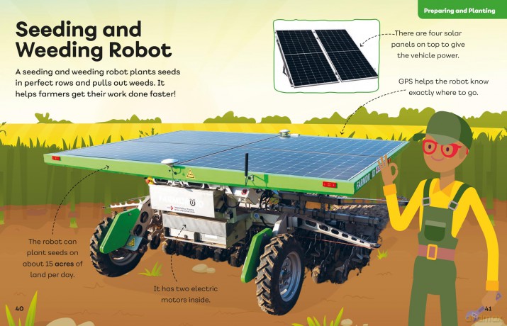 The Mighty Mechanics' Book of Amazing Farm Machines: Tractors, Harvesters, Quad Bikes and More - John Allan [KSIĄŻKA]