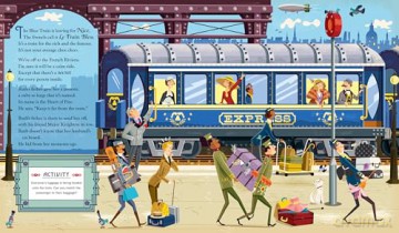 The Mystery of the Blue Train (Mini Mysteries) - Marci Kay Monson [KSIĄŻKA]