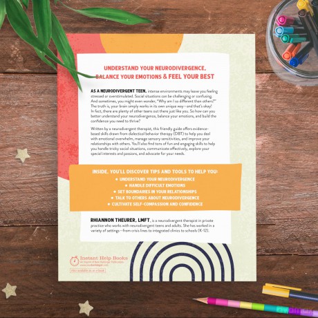 The Neurodivergence Skills Workbook for Teens: DBT Tools to Help You Deal with Sensory Sensitivity, Manage Emotional Overwhelm, and Thrive (Instant Help Books for Teens) - Megan A. Neff [KSIĄŻKA]