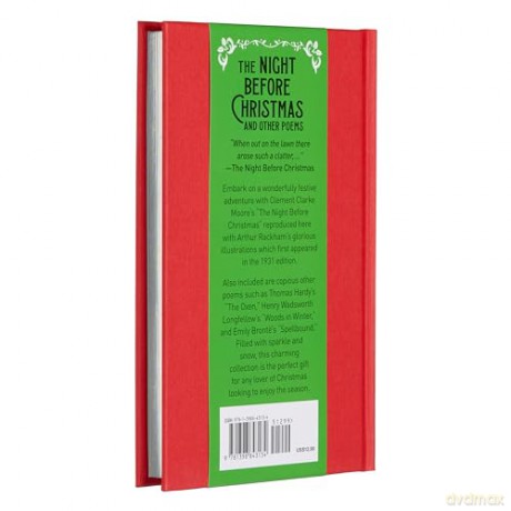 The Night Before Christmas and Other Poems: Gilded Pocket Edition (Arcturus Ornate Classics) - Clement Clarke Moore [KSIĄŻKA]