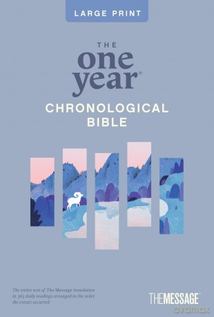 The One Year Chronological Bible The Message, Large Print: The Message, Thinline Edition - Eugene Peterson [KSIĄŻKA]