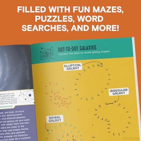 The Outer Space Activity Book for Kids: Explore the Universe with Fun Facts, Mazes, Crosswords, and More - Spruce Books [KSIĄŻKA]