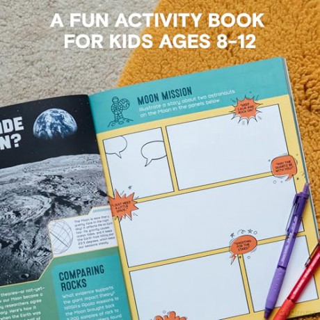 The Outer Space Activity Book for Kids: Explore the Universe with Fun Facts, Mazes, Crosswords, and More - Spruce Books [KSIĄŻKA]