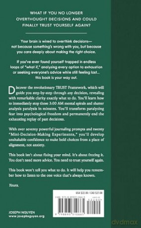 The Overthinker's Guide to Making Decisions: How to Make Decisions without Losing Your Mind (Books By Joseph Nguyen) - Joseph Nguyen [KSIĄŻKA]