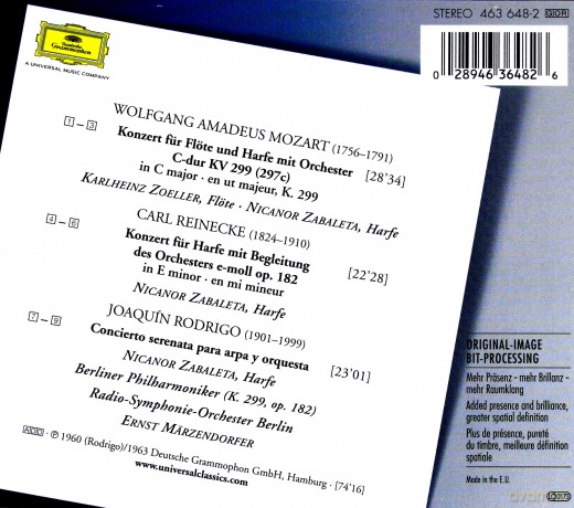 Zabaleta: Mozart,Rodrigo [CD]