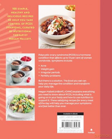 The PCOS Recipe Book: 100 recipes to thrive with polycystic ovary syndrome - Megan Hallett [KSIĄŻKA]