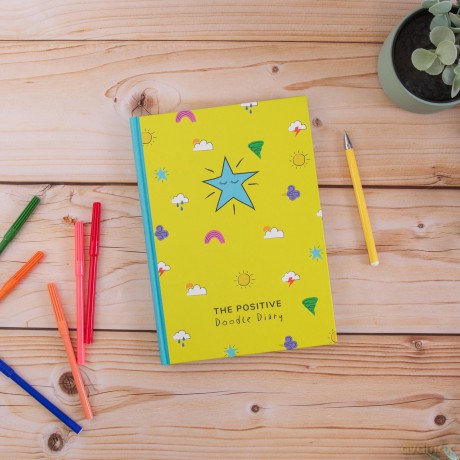 The Positive Doodle Diary (Positive Planners) - Ali McDowall [KSIĄŻKA]