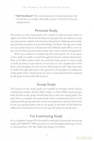 The Promise of Heaven Bible Study Guide: Why You Can Get Excited About Your Eternal Home - Dr. David Jeremiah [KSIĄŻKA]
