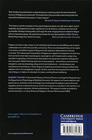 The Psychology of Fatigue: Work, Effort and Control - Robert Hockey [KSIĄŻKA]