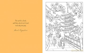 The Road Trip Colouring Book: Over 45 Scenic Images (Arcturus Creative Colouring) - Sharon Montgomery [KSIĄŻKA]