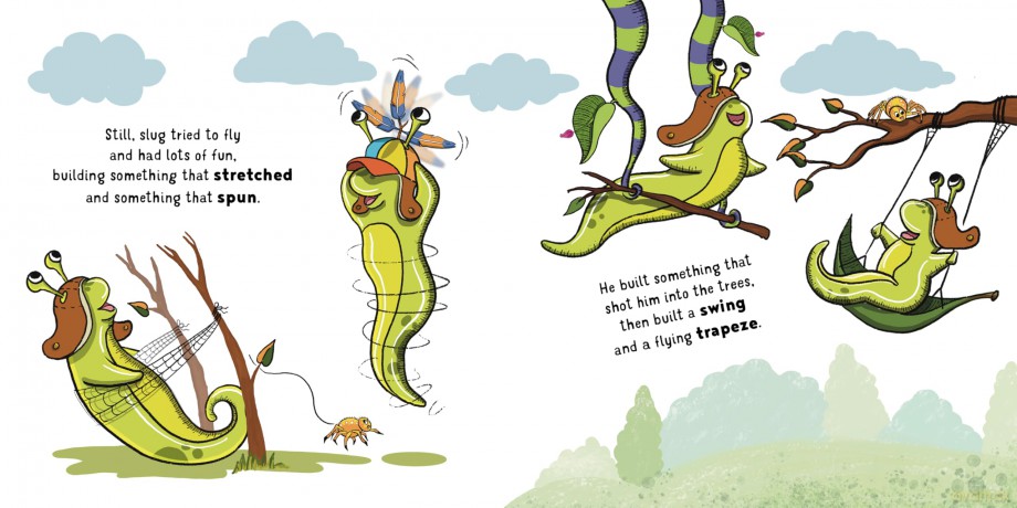 The Slug who Flew: a light-hearted story about learning to believe in yourself, reaching your goals and chasing your dreams - Daniel Couzens [KSIĄŻKA]