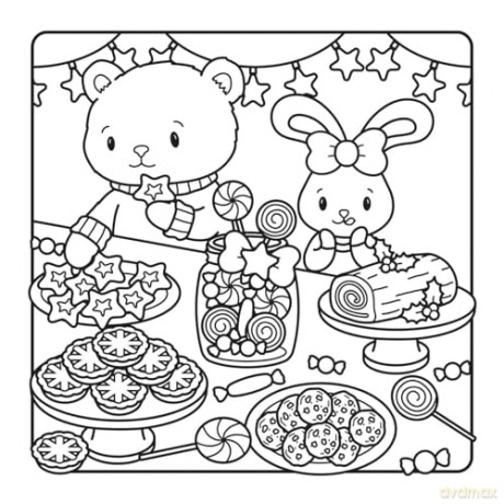 The Snuggly Winter Coloring Book (Cute and Cozy) - Gaynor Carradice [KSIĄŻKA]