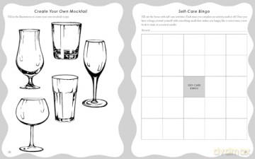 The Sober Curious Activity Book: 52 Weeks of Habit Trackers, Advice, Games, and Mocktail Recipes for a Fulfilling Year of Sobriety (or Just Drinking Less) - Niesha Davis [KSIĄŻKA]