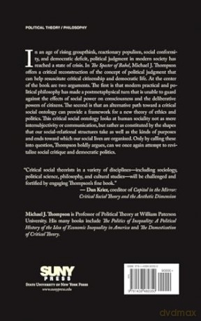 The Specter of Babel: A Reconstruction of Political Judgment - Michael J. Thompson [KSIĄŻKA]