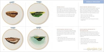The Stitched Landscape: An Embroidery Field Guide to the Textures, Colors, and Lines of the Natural World - Anna Hultin [KSIĄŻKA]