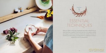 The Stitched Landscape: An Embroidery Field Guide to the Textures, Colors, and Lines of the Natural World - Anna Hultin [KSIĄŻKA]