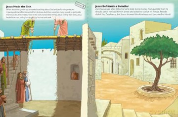 The Story of Jesus Sticker Book: Experience the life of Jesus with your very own interactive sticker book! - Jacob Vium-Olesen [KSIĄŻKA]