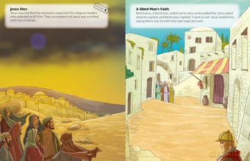 The Story of Jesus Sticker Book: Experience the life of Jesus with your very own interactive sticker book! - Jacob Vium-Olesen [KSIĄŻKA]