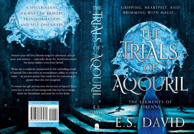 The Trials of Aqouril: A thrilling YA fantasy of self-discovery and elemental magic! (The Elements of Eirenya) - E.S. David [KSIĄŻKA]