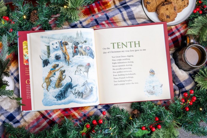 The Twelve Days of Christmas Dogs: The Classic Edition - Amanda Sobotka [KSIĄŻKA]
