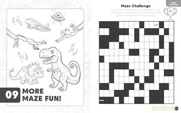 The Ultimate Maze Challenge!: 175 Mind-bending Mazes for Kids: Hours of Fun, Screen-free Activities - Zeitgeist [KSIĄŻKA]
