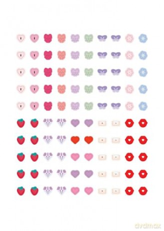 The Ultimate Nail Art Sticker Book: 1,000+ Stickers for Your Nail Art Moment! - Asa Bree Sieracki [KSIĄŻKA]