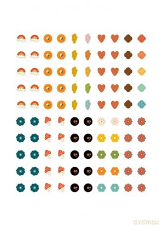 The Ultimate Nail Art Sticker Book: 1,000+ Stickers for Your Nail Art Moment! - Asa Bree Sieracki [KSIĄŻKA]