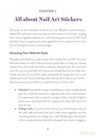 The Ultimate Nail Art Sticker Book: 1,000+ Stickers for Your Nail Art Moment! - Asa Bree Sieracki [KSIĄŻKA]