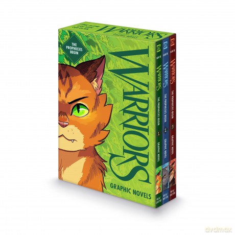 The Warriors Graphic Novel Box Set: The Prophecies Begin: The Complete First Arc, Books #1-#3 - Erin Hunter [KSIĄŻKA]