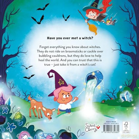 The Witch's Cat (Red's Rainbow) - Spooky Picture Book Perfect for Readers 3+!: 1 - Red [KSIĄŻKA]