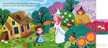 The Wizard of Oz: A push, pull, slide retelling of a beloved classic children's story for toddlers (Campbell First Stories) - Campbell Books [KSIĄŻKA]